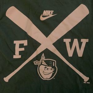 3XL Nike Fort Wayne TinCaps Minor League baseball green t-shirt ⚾️